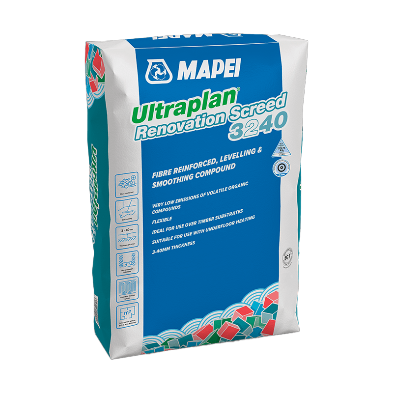 Mapei Ultraplan Renovation Screed 3240 Fibre Reinforced Self Levelling
